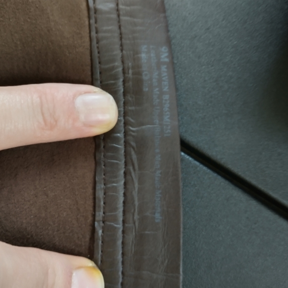 Franco Sarto Hidden Wedge tall boots, buckle, suede, sz 9 - Picture 8 of 12